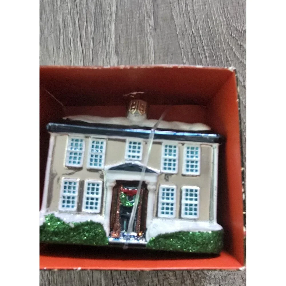 NEW John Derian for Target House Glass Ornament Christmas Holiday in Box